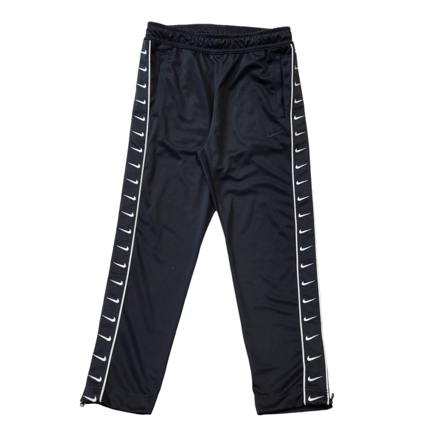 Nike Black Skinny Jogger Tracksuit Bottoms Uk Men's M W32 L27 G438