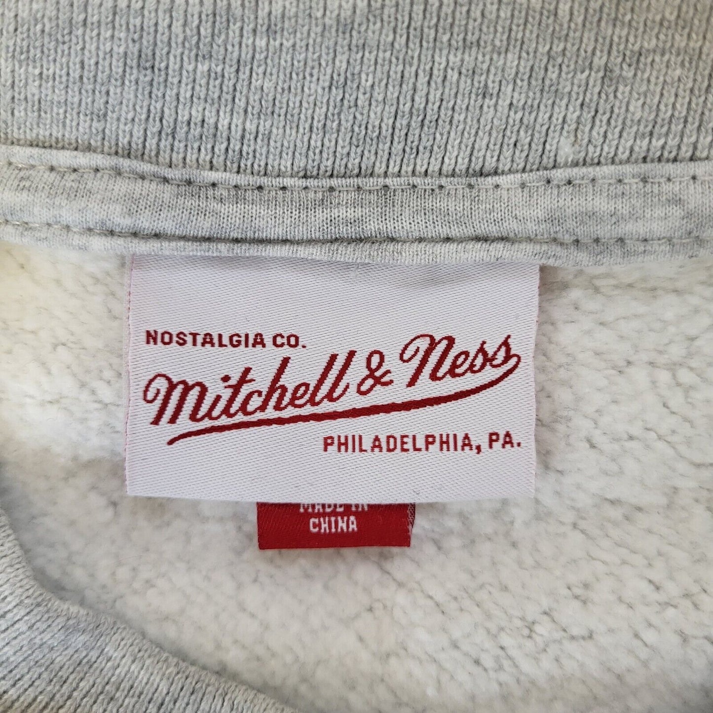 Mitchell & Ness NFL Sweatshirt Crew Neck Grey Mens UK S EU 48 G142