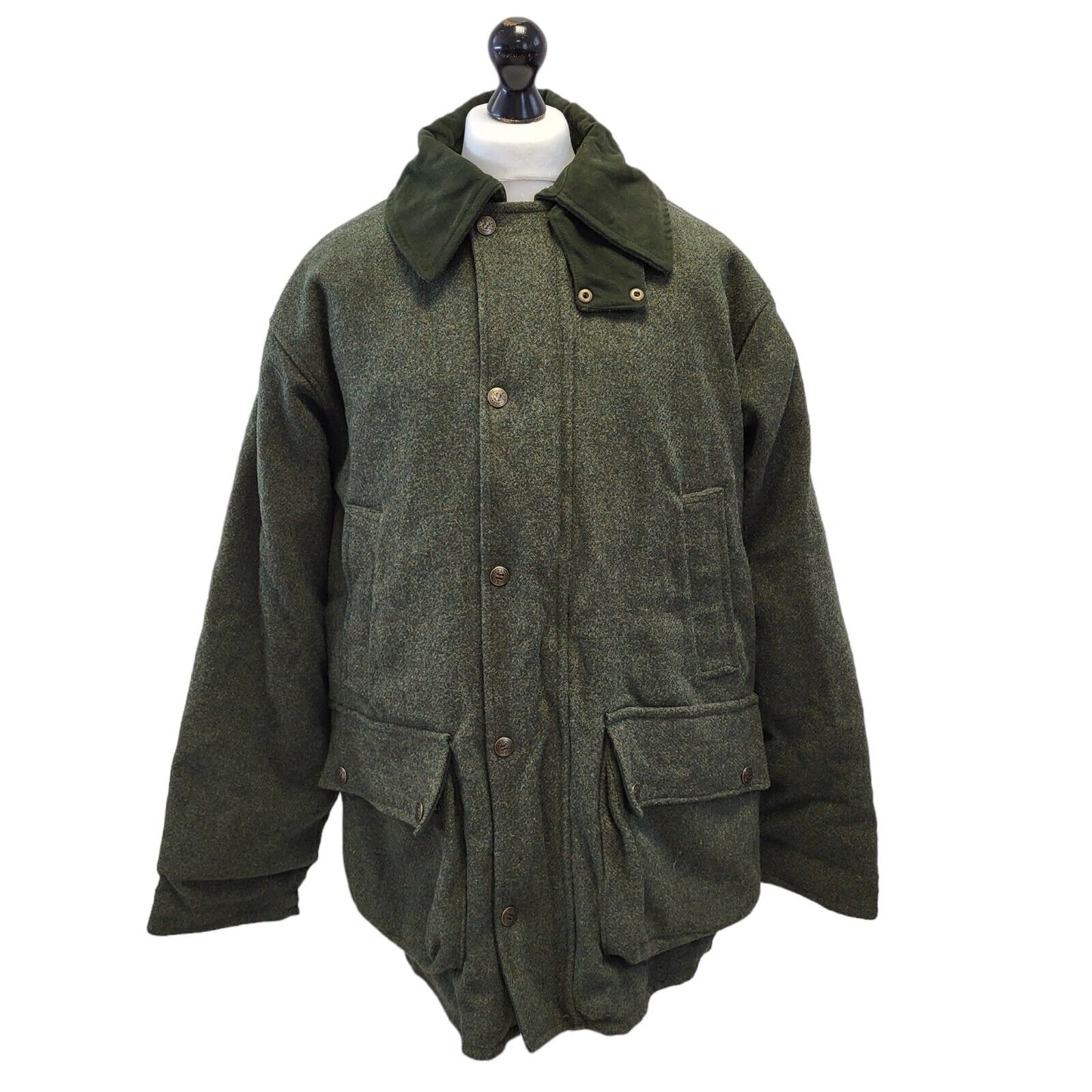Hunter Green Wool Country Gent Jacket Uk Men's 2XL Bnwt G715