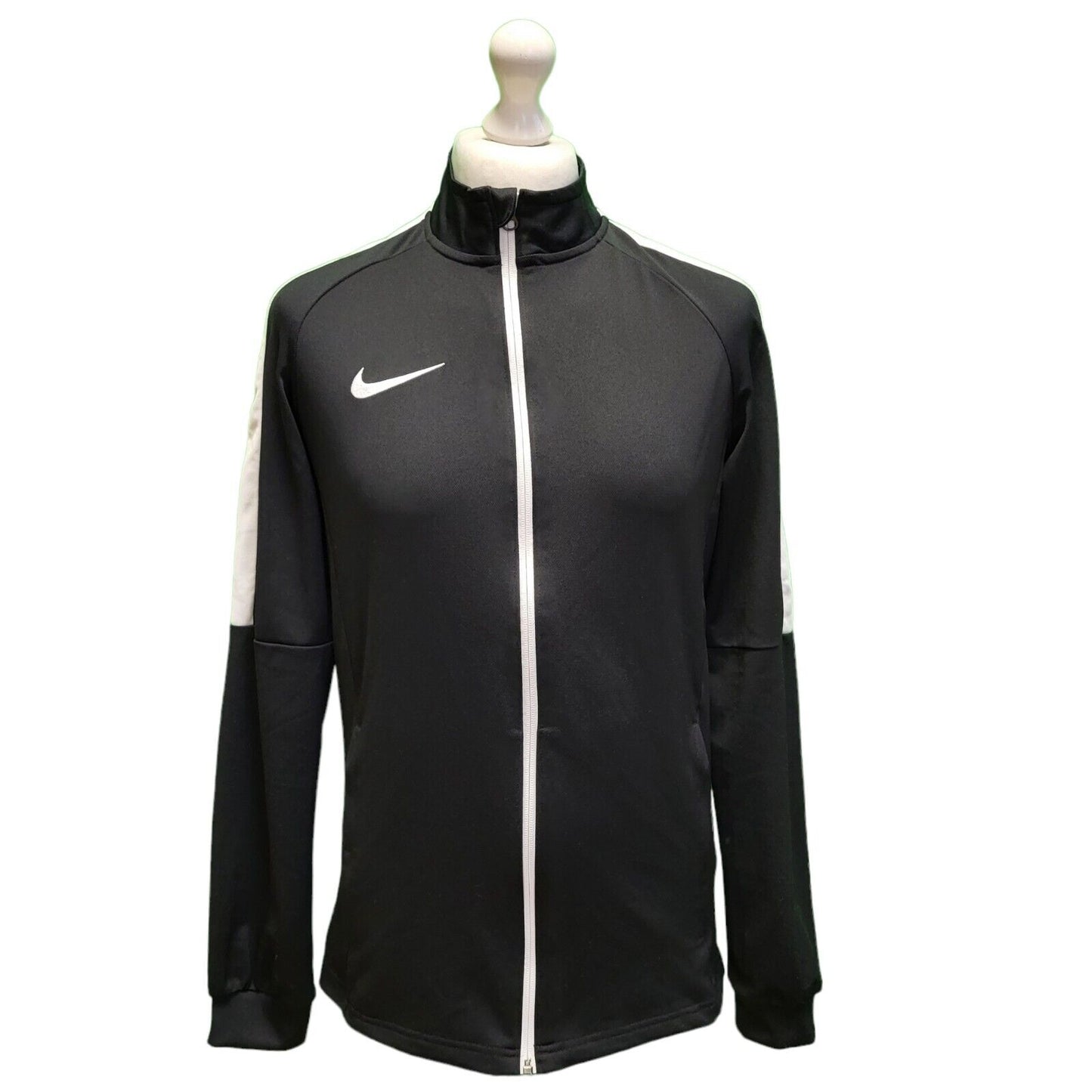 Nike Black Long Sleeve Sports Track Jacket Top Men's UK M EU 50 H674