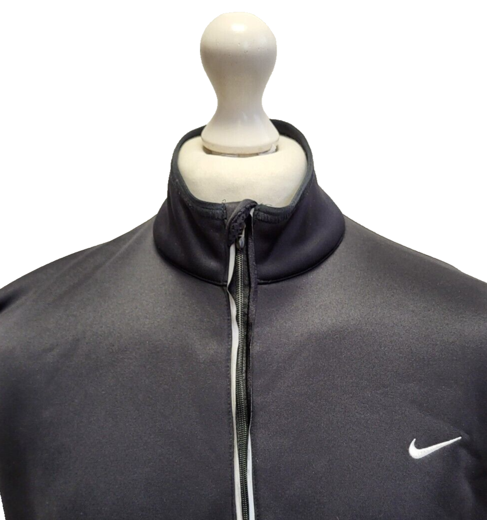 Nike Black Retro 1/4 Zip Long Sleeve Casual Sweatshirt Men's Uk L Eu 54 G857