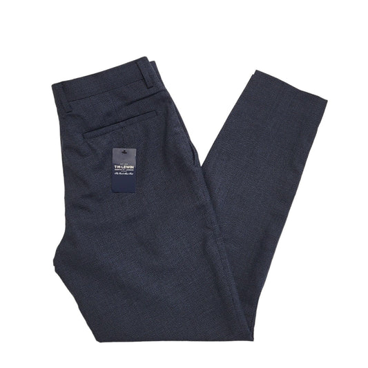 T.M.Lewin Blue Zipper Fly Tapered leg Dress Trousers Men's uk S W30 L30 H544