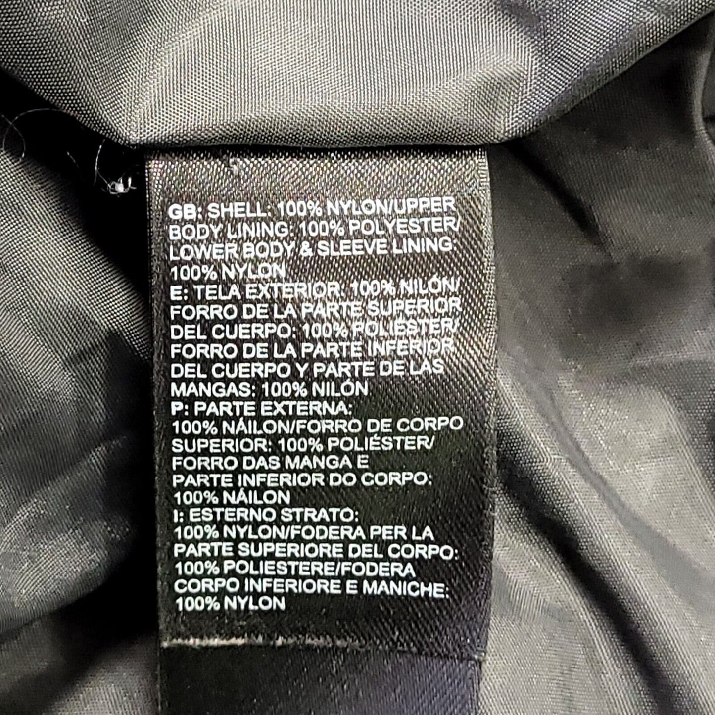 The North Face Black Grey Lightweight Hooded Jacket Men's  UK S H959