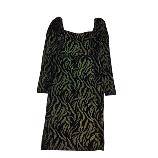Coast Black Gold Long Sleeve Evening Dress UK Women's 12 BB337