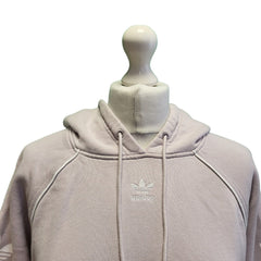 Adidas Light Purple Over-sized Hooded Drawstring Sweatshirt Women's L 12 G781