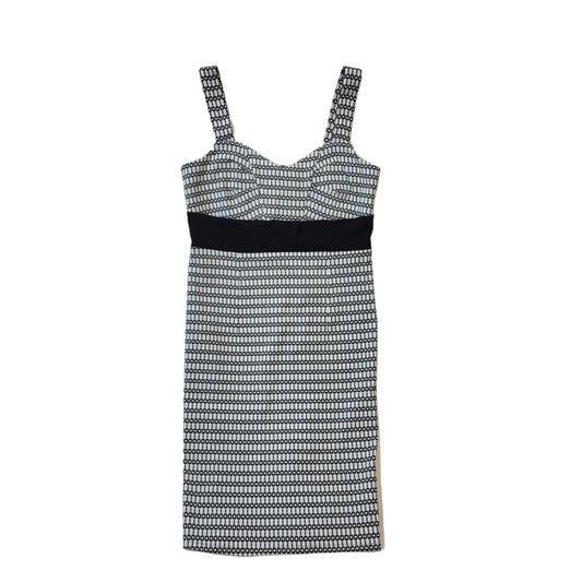 James Lakeland White Black Sleeveless Evening Dress Women's BNWT UK 12 G820