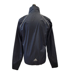 Adidas Sports Windbreaker Jacket Blue High Neck UK M EU 50 G150