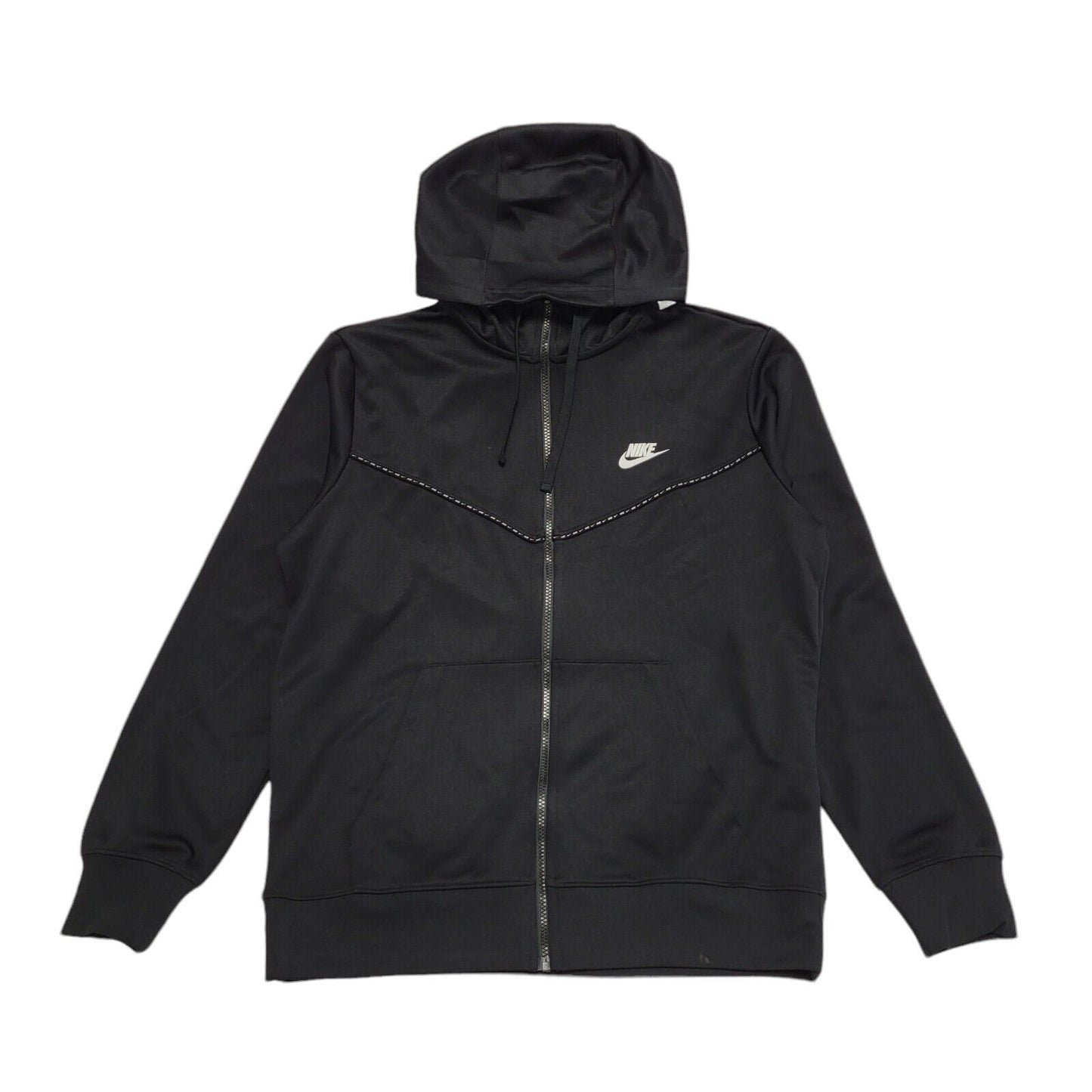 Nike Black Long Sleeve Sports Hooded Track Jacket Men's UK L EU 54 H591