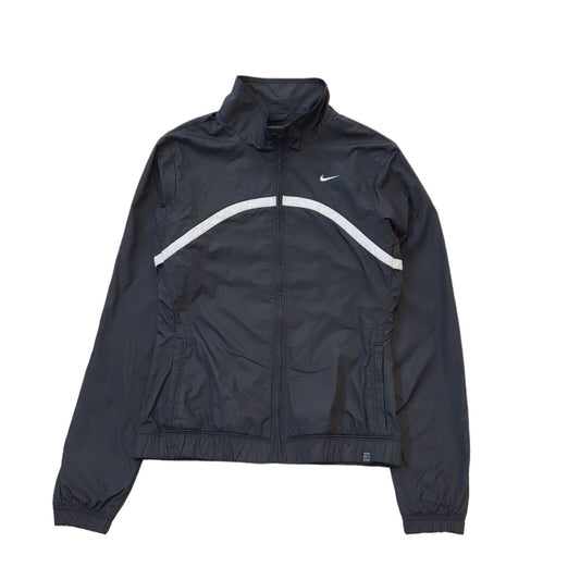 Nike Black Long Sleeve Tracksuit Track Jacket Women's UK S 8 EU 36 G903