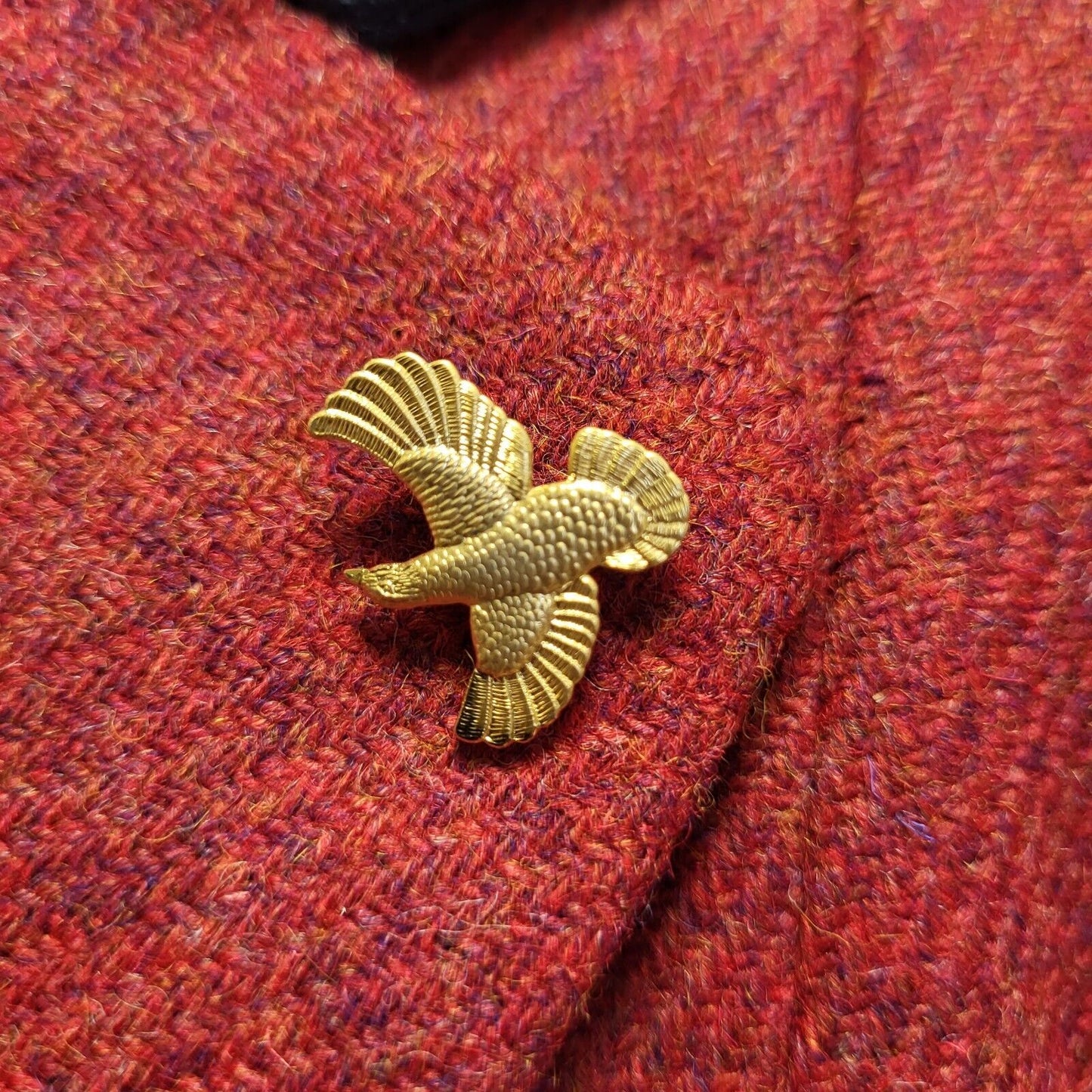 John Partridge Red Button Collared Suit Jacket Uk Women's xL 14 H720