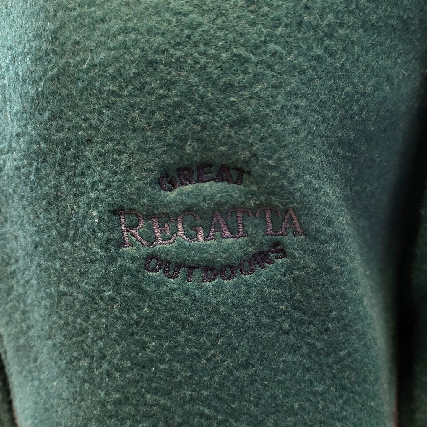 Regatta Fleece Jacket Green Blue High Neck Mens XL EU 56 G360