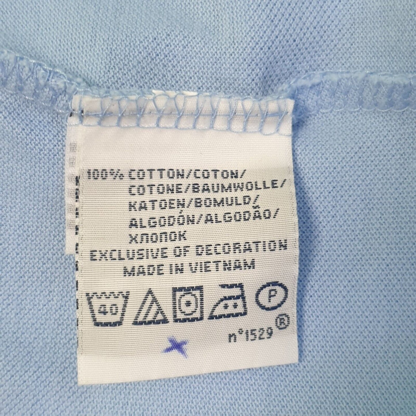 Polo Ralph Lauren Regular Fit Blue Cotton Polo T-Shirt Men's UK M EU 50 H374