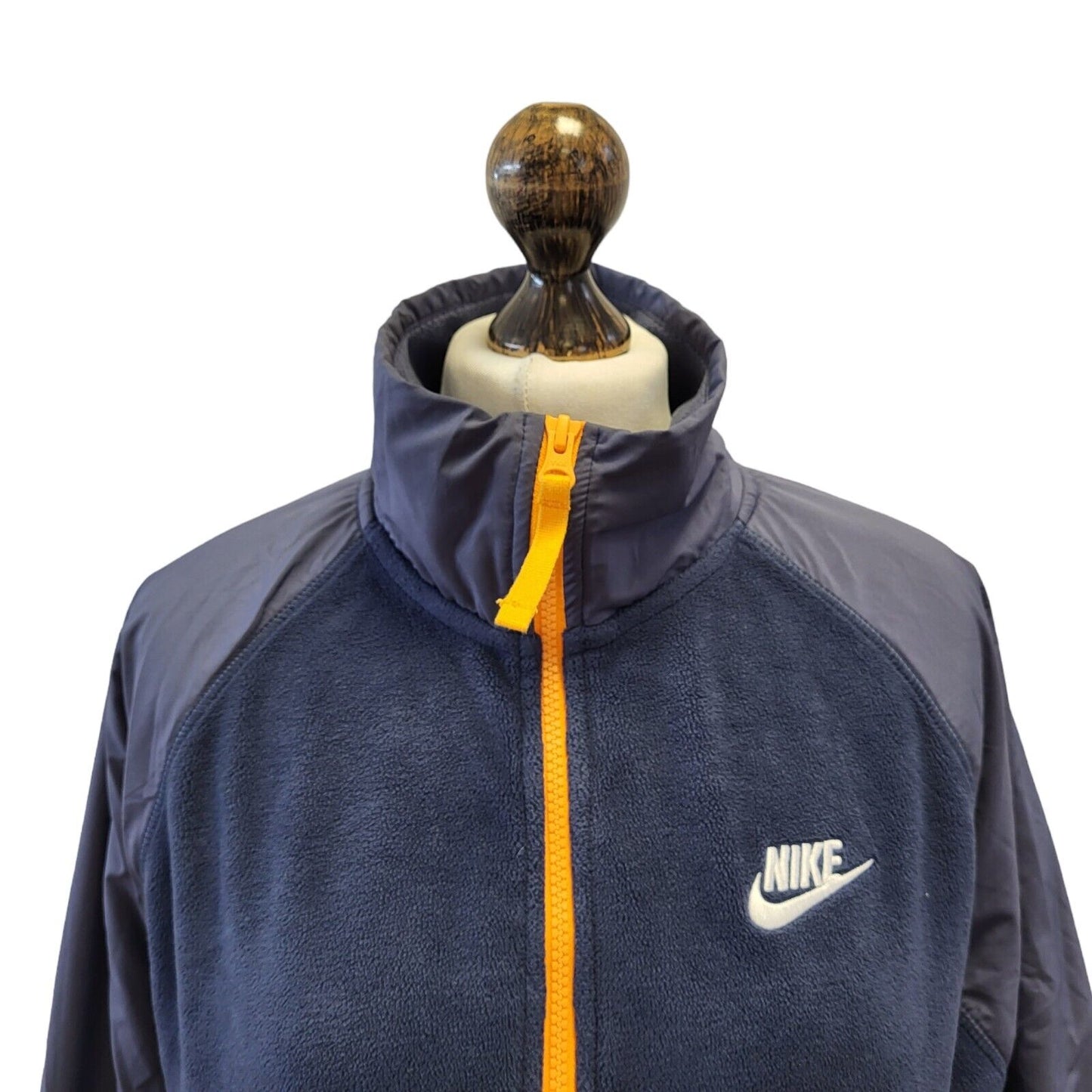 Nike  1/4 Zip Long Sleeve Casual Pullover Sports Top Blue Mens Uk S Eu 48 G361