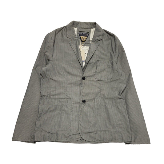 Duck & Cover Grey Cotton Suit Blazer Jacket Uk Men's 2XL 44" Bnwt BB307