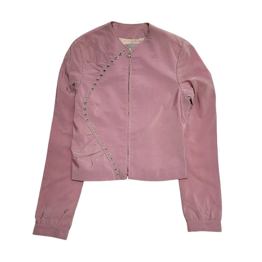 Girl's Versace Pink Zipped Dress Jacket Age 12-13 years M H606