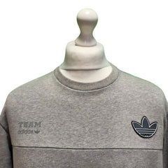 Adidas Grey Long Sleeve Casual Sports Sweatshirt Men's UK Large H681