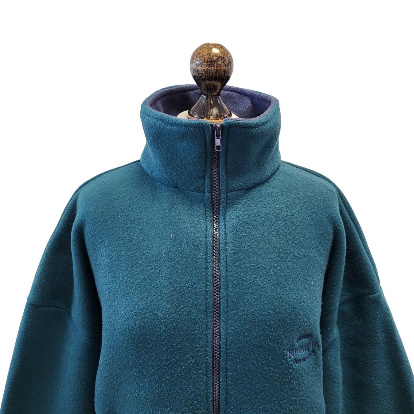Regatta Fleece Jacket Green Blue High Neck Mens XL EU 56 G360