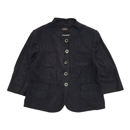 Principles Petite Black Button Long Sleeve Jacket UK Women's 16 H691