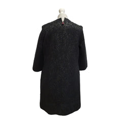 Adolfo Dominguez Black 3/4 Sleeve Shift Dress UK Women's 12 BB353