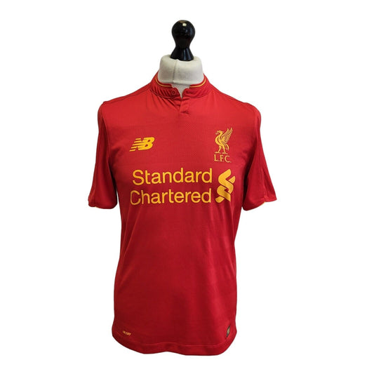 New Balance Red Liverpool 2106 Home Kit Football Shirt UK Men's S eu 46 F281