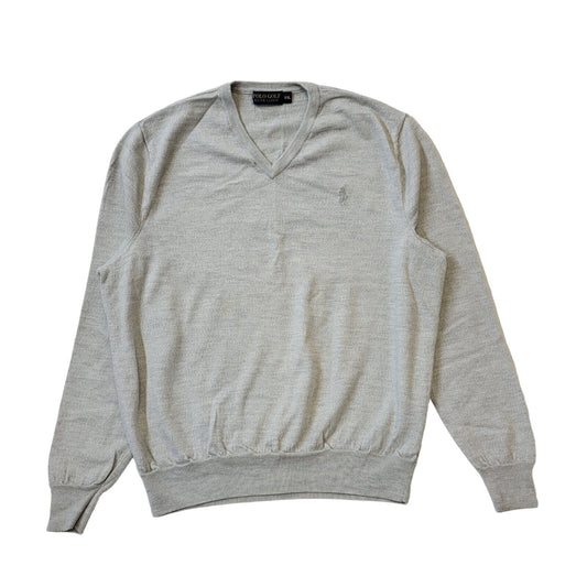 Ralph Lauren Grey Long Sleeve Knit Casual Jumper Men's 2XL H168