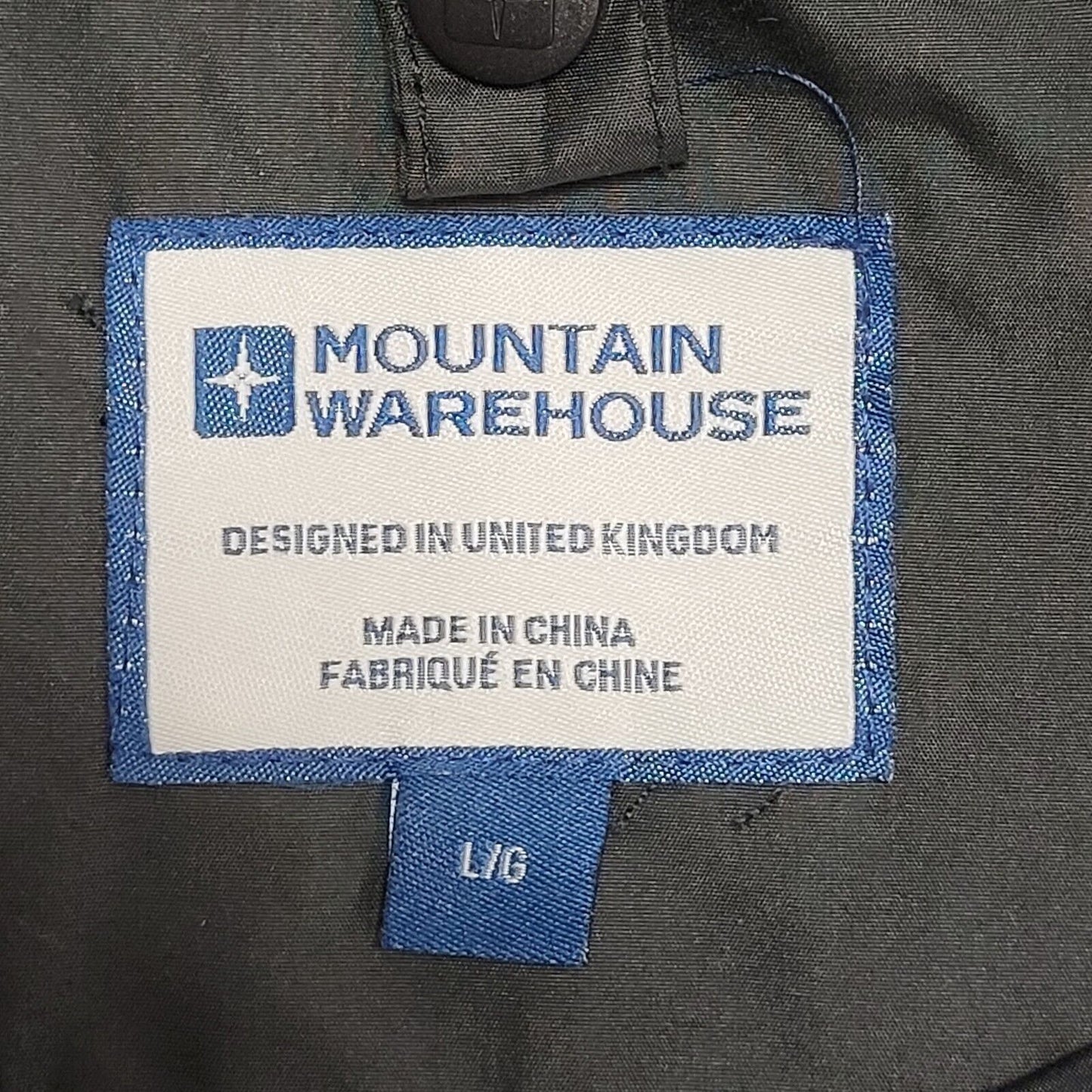 Mountain Warehouse Black Zipped Lightweight Hooded Jacket Uk Men's L BB300