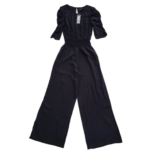 M&S Marks & Spencer Black Jumpsuit Uk Women's 8 W26 L28 Bnwt G117