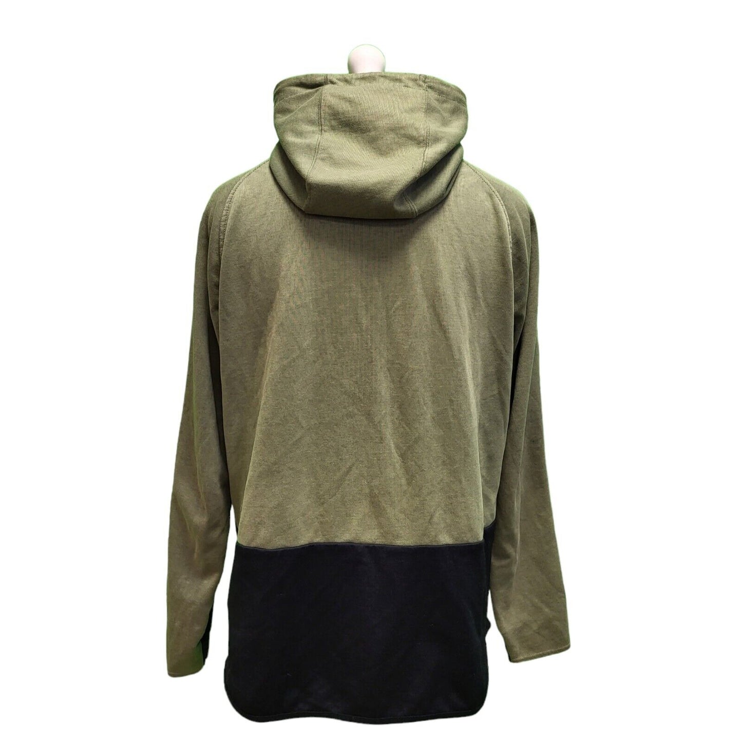 Nike Green Long Sleeve Zip Casual Sweatshirt Hoodie Men's UK L EU 54 H597