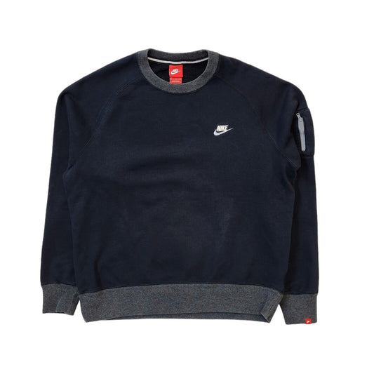 Nike Black Crew Neck Sweatshirt UK Men's Extra Large G486