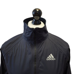 Adidas Sports Windbreaker Jacket Blue High Neck UK M EU 50 G150