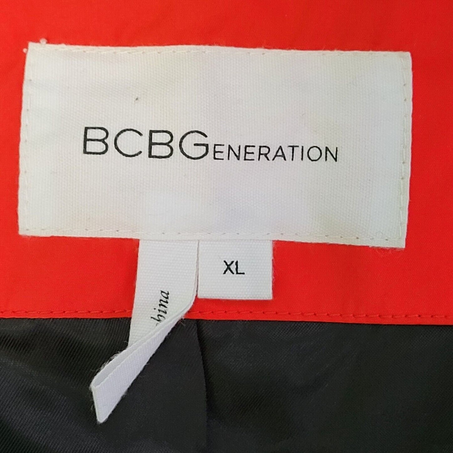 BCB Generation Red Belted Waterproof Zip Coat UK Women's XL BNWT H692