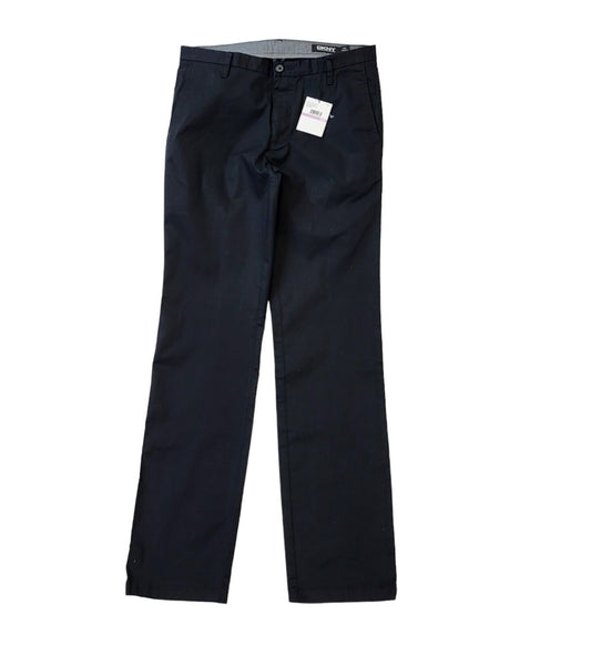 DKNY Black Straight Leg Trousers Uk Men's M W32 L34 Bnwt G203