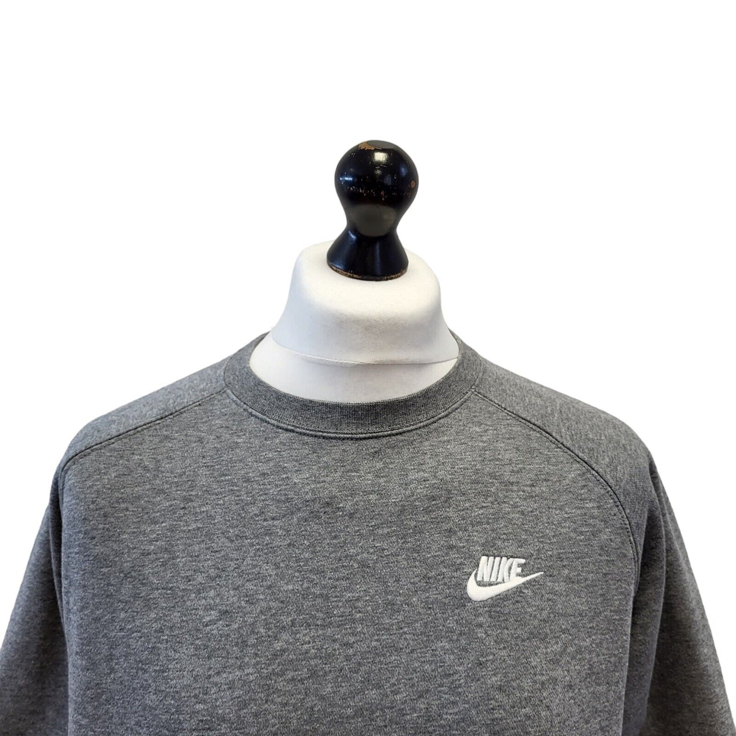 Nike  Y2K Sweatshirt Crew Neck Grey Mens UK L EU 54 G146