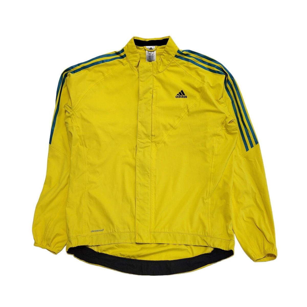 Adidas Yellow Blue Trim Zipped Sport Jacket Men's uk xL eu 56 H264