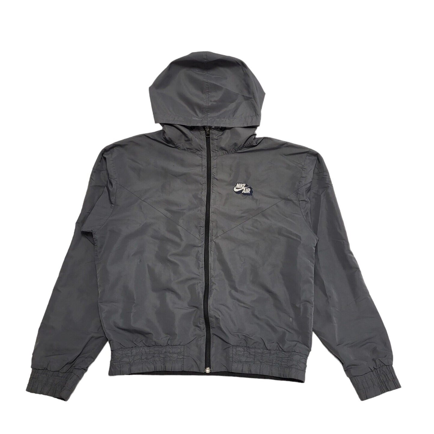 Nike Black Grey Reversible Sports Hooded Track Jacket Men's UK S EU 48 H596