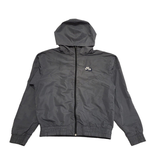 Nike Black Grey Reversible Sports Hooded Track Jacket Men's UK S EU 48 H596