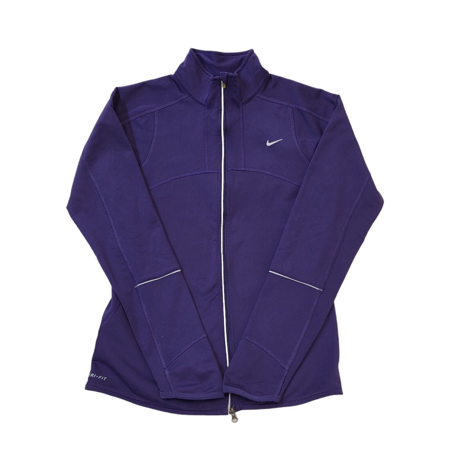 Nike Dri-fit Purple Tracksuit Track Women's Jacket Uk S 8 G944
