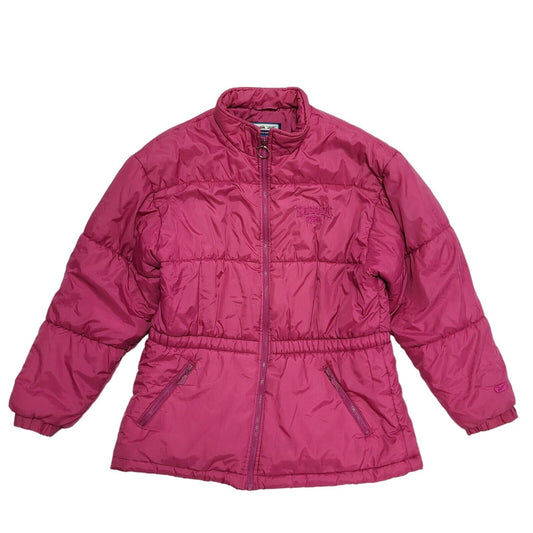 Reebok Pink Long Sleeve Puffer Sports Coat UK Women's 12 H688