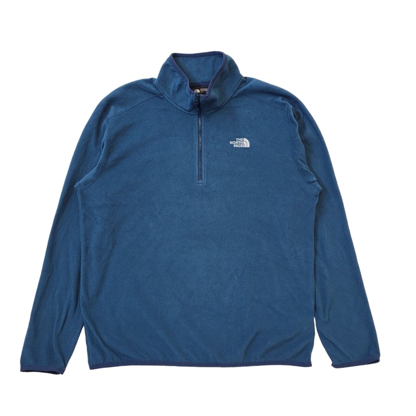 The North Face Turquoise 1/4 Zip Fleece Base Layer Men's uk L eu 54 G922