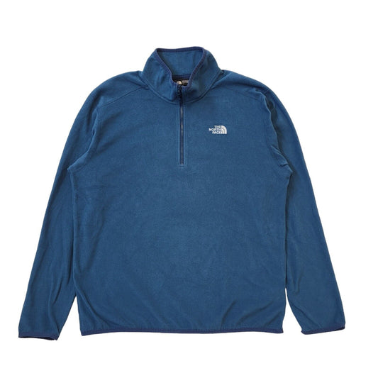 The North Face Turquoise 1/4 Zip Fleece Base Layer Men's uk L eu 54 G922