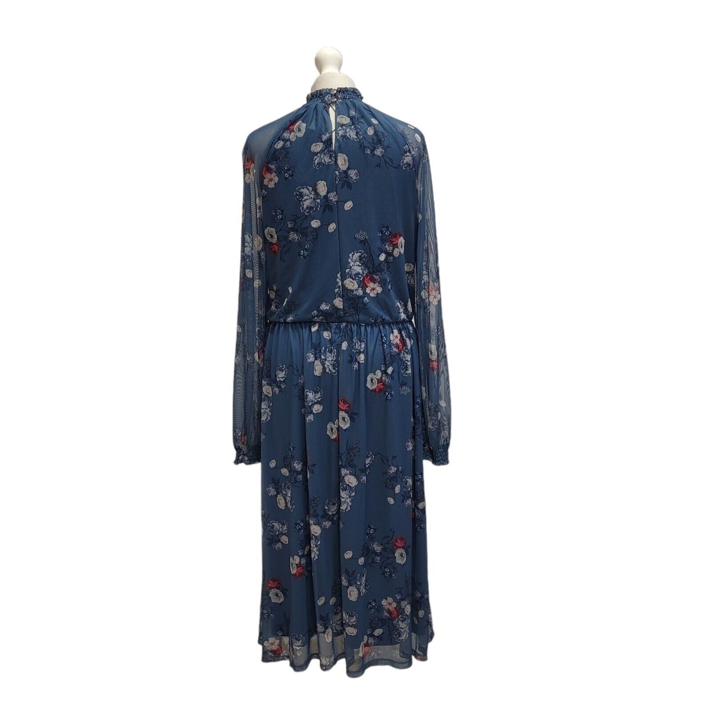 Principles Blue Long Sleeve Moonlight Dress UK Women's L 12 Bnwt BB348