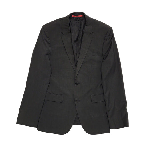 Hugo Boss Black Wool Slim Fit Collared Suit Blazer Jacket uk Men's M H727