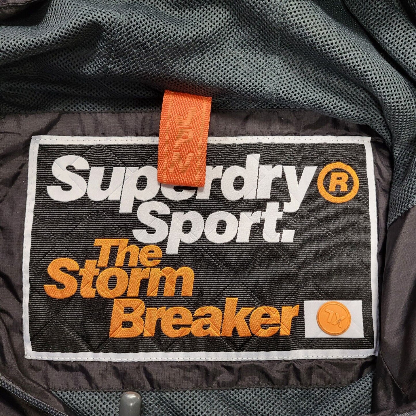 Superdry Black Hooded Windbreaker Track Jacket Men's UK XL EU 56 H598