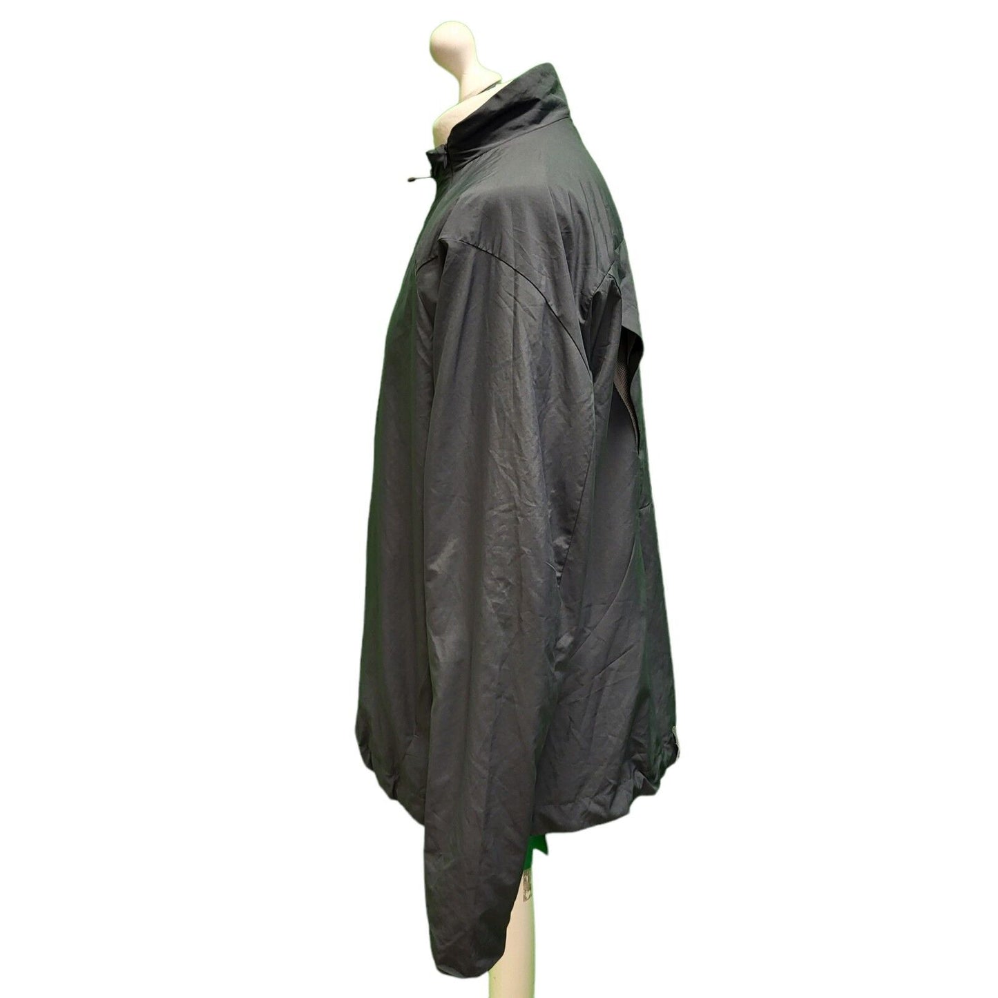Reebok Grey Long Sleeve Windbreaker Track Jacket UK Men's XL H733
