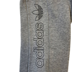 Adidas Grey Skinny Leg Tracksuit Bottoms UK Men's M W32 L30 G178