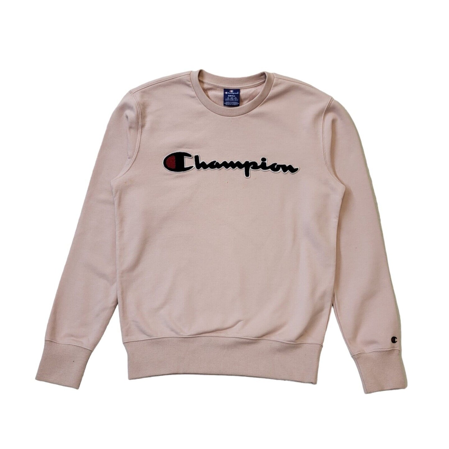 Champion Pink Round Neck Long Sleeve Over-sized Sweatshirt Women's  UK 8 S G785
