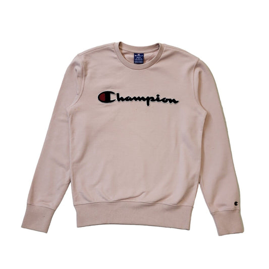 Champion Pink Round Neck Long Sleeve Over-sized Sweatshirt Women's  UK 8 S G785