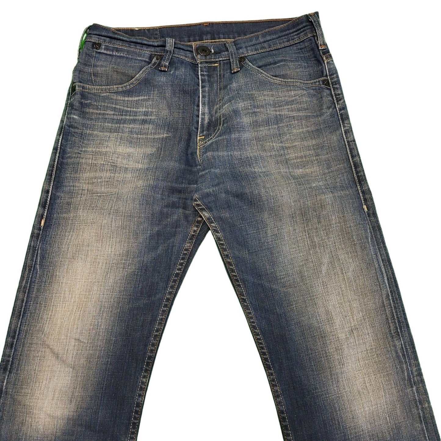 Levi's Faded Blue Straight Leg Zipper Fly Denim Jeans Men's UK S W31 L30 H520