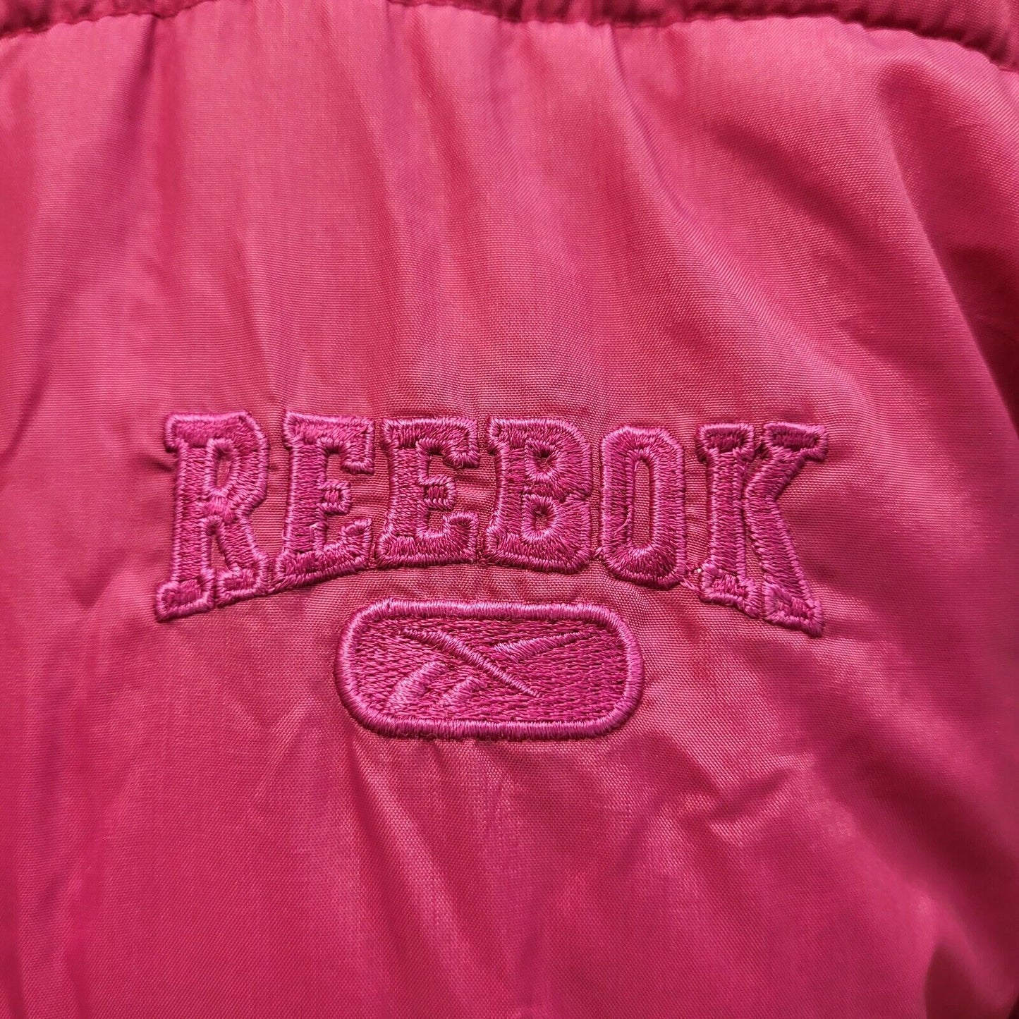Reebok Pink Long Sleeve Puffer Sports Coat UK Women's 12 H688