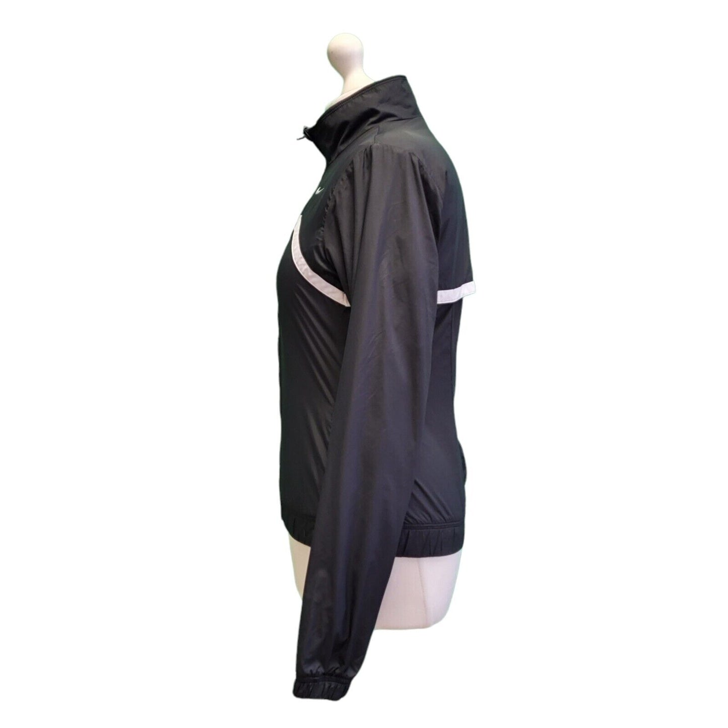 Nike Black Long Sleeve Tracksuit Track Jacket Women's UK S 8 EU 36 G903